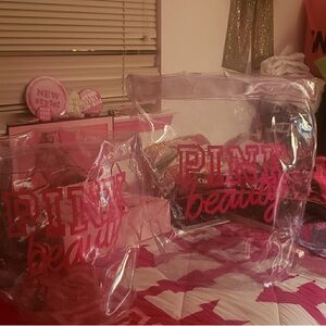 PINK Victoria's Secret Transparent Party Bags